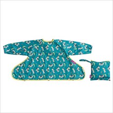 英國Tidy TOT長袖防髒吸盤圍兜(附收納袋) 多款可選, 可愛斑馬