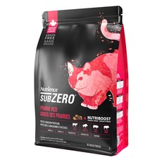 Nutrience 頂級無穀貓糧 凍乾，無穀配方呵護腸胃，嗜口性極佳，補充Omega脂肪酸，維持毛髮亮麗，添加益生菌，有助於消化, 1.8kg, 1個, 牛肉+羊肉