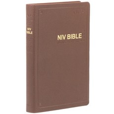 NIV BIBLE 대 무지퍼 다크브라운 단본, 아가페출판사