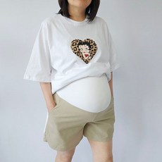 마미누리임산부 마복대반바지 3부 린넨팬츠 여름 임부복 177110