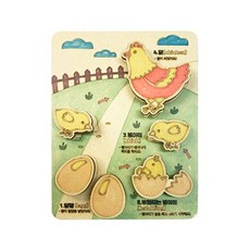 T DIY 방과후만들기 팬시우드 닭 성장과정 만들기(1인세트), 상세페이지 참조