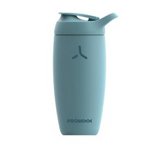 Promixx Pursuit 쉐이커 보틀 단열 스테인리스 스틸 물병 및 컵 532.3ml(18온스) 씨그래스 그린, Ocean Calm Blue, 1개