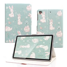 갤럭시탭A 10.1 With S Pen P580 P585 케이스, 토끼 패턴, 1개