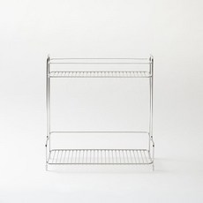 JAJU 스텐 와이어 양념병 2단 선반 - 186139