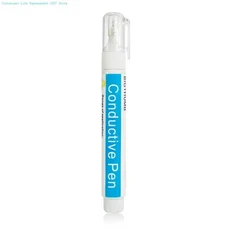 전도성 잉크 펜 물리학 실험을위한 슈퍼 전도성 DIY 회로 프로젝트 청동 실버 색상 옵션 드롭, 1개