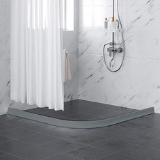 워터펜스 유연한 T자형 실리콘 물막이(높이 3cm) (그레이)+그릿커머스Shop, 빠른배송