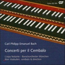 [CD] Rien Voskuilen 칼 필리프 에마누엘 바흐: 2개의 하프시코드를 위한 협주곡 (C.P.E.Bach : Concerti Per Il Cembalo)