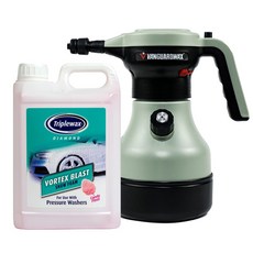 VANGUARD 坦克電動持壓式泡沫噴壺洗車組，自動噴壺，無線洗車神器，高容量水箱，多模式噴灑, 1個