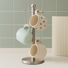 스테인리스 머그컵 걸이 스탠드, 1개, 상세페이지 참조