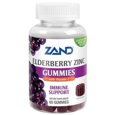 Zand 接骨木莓鋅維他命C軟糖, 60顆, 1罐