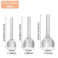 QJH 반원형 커터 펀치 스트랩 벨트 지갑 가방 엔드 커팅 도구 DIY 커브 가죽 공예 850 3 개, 3Pcs - 30 35 40mm