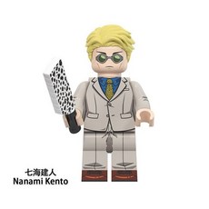 주술회전 미니 블록 피규어 고조사토루 캐릭터 조립 완구, 나나미 켄토 (WM2457)