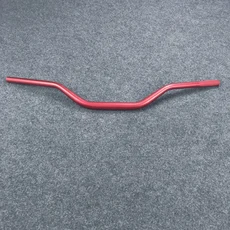 유니버설 오토바이 핸들바 PRO 팻 1 1/8인치 28mm (KTM 혼다 스즈키 야마하 가와사키 레이싱 더트 바이크용, 15 Red  no logo