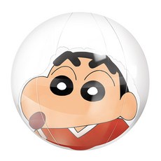 짱구는못말려 귀여운 케릭터 얼굴모양 물놀이 수영 비치볼 물놀이용품, 40cm, 1개