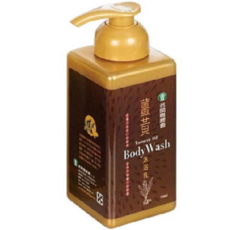 名間鄉農會 薑黃沐浴乳 溫和潔淨 保濕滋潤 500ml, 1個