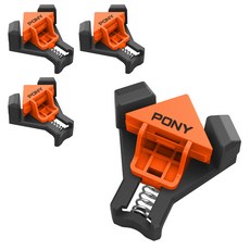 PONY 4PC 직각 사각 90도 퀵고정 스프링 코너클램프, 1세트