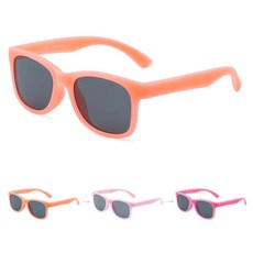 EYEBUDDY 아동용 선글라스 만 6-12세 남아 여아 편광 자외선 차단 포토크로믹 선글라스 A02-아동용 선글라스-오렌지, Kb666/연령 8-12/1팩, 2-A02-아동용 선글라스-오렌지