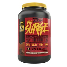 Mutant Surge 美味乳清蛋白分離奶昔巧克力軟糖布朗尼, 1個, 727g