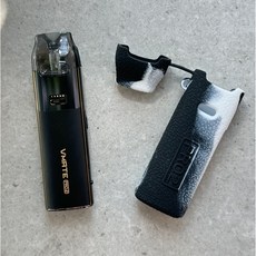 레더크레프트 부푸 브이메이트 프로2 전자담배전용 실리콘케이스, 1개, 블랙화이트