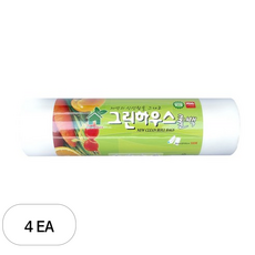 GreenHouse 위생롤백 특대형 35 x 45 cm, 특대(XL), 500개입, 4개