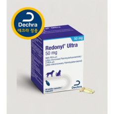 데크라 레도닐울트라 50mg 60캡슐 강아지 고양이 피부 피모 영양제, 60정, 피부/피모+알러지, 1개