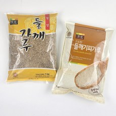 자연미가 고소한 들깨가루 1kg /들깨분말, 1개, 껍질째(고움)