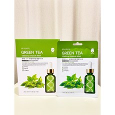 뷰미르 바이탈라이징 앰플 마스크팩 노니 포함 8종 - 25ml 10매입 택1, 녹차, 1개