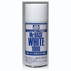 mr.hobby 군제 서페이서 프라이머 스프레이 SURFACER PRIMER(선택), B518-베이스화이트1000(170ml), 1개