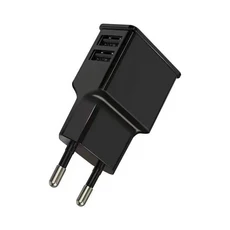 5V 2A USB 충전기 듀얼 휴대폰 EU 플러그 전원 어댑터 삼성 샤오미 화웨이 벽면, 04 2usb black