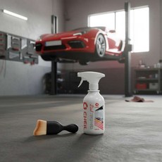 [차량 광택제세트] 차량 고광택 왁스 500ml 자동차 물왁스 발수코팅제 다용도 먼지 브러쉬 세트