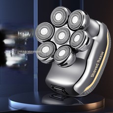 대머리 면도기 전동 이발 스마트 맨즈 면도기 7도 머리칼 다용도 면도기, 색깔12, 하나