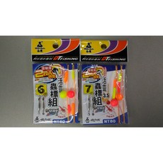 白鯨 活靈蟲標組 靈敏度調整 快拆針, 1個, 6尺