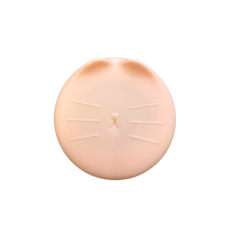 罐頭密封蓋 罐頭保鮮蓋 寵物罐頭蓋 3合1矽膠密封蓋 台灣現貨, 罐頭蓋【粉】-貓臉, 1個