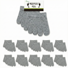 에코리즈 언더삭스 토우캡 발가락 양말 10족