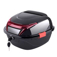 전동킥보드 짐받이 전기자전거 트렁크 플라스틱 배달 가방, 1개, I 강화판 대형 실버