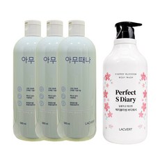 라끄베르 아무때나 때필링 3+1 대용량바디워시, 4개, 500ml