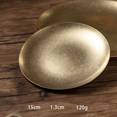 접시 놋담 밥공기 그릇 5인치 13cm, 1개, 기본 구성품, 15cm