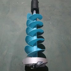 아이스오거 빙어 얼음 뚫기 천공기 깨기 구멍 스노우 드릴 8인치 50 나일론 비트, 1개, F_스노우 드래곤 8인치 80 나일론