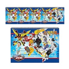 승일노트 헬로카봇 스케치북 랜덤 발송, 10매, 5개