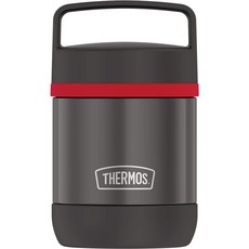 써모스 푸고 스테인리스 푸드자 보온죽통, 블랙, 300ml, 1개