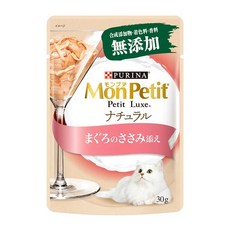 Mon Petit 貓倍麗 極上餐包 自然系列 無添加, 12個, 30g, 頂級鮪魚雞肉