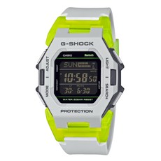 CASIO 卡西歐(GD-B500MW-8) G-SHOCK 前衛運動風 螢光黃經典灰 智慧藍芽 計步器 電子錶, 1個