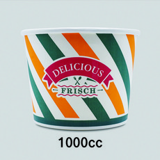 종이용기 종이그릇 1000cc 라면용기 우동용기 덮밥용기 500개입 1박스, 500개, 1개