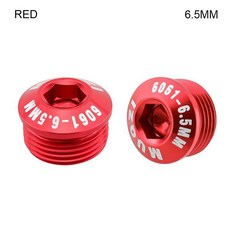 2PCS 5/6.5/9MM M14XP1.0 수리 페달 커버 사이클링 자전거 부품, d 6.5mm, 1개