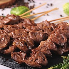 국내산 염통꼬치 바베큐 꼬치구이, 10개, 250g
