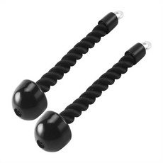 【마지막 기회】2PCS 풀 다운 로프 싱글 그립 Tricep 헤비 듀티 케이블 머신 첨부 체육관 운동용, 2. Singe 2pcs