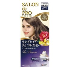日本DARIYA塔莉雅Salon De Pro沙龍級白髮專用快速染髮霜 遮蓋白髮 成分溫和不刺激頭皮 染髮同時滋養髮絲, 1個, 3-淺棕, 淺棕