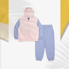 휠라키즈 ESSENTIAL 후드 조끼 상하세트 FK2FSF3202X