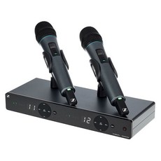 SENNHEISER 無線雙通道人聲麥克風套裝, 黑, XS1-835 DUAL