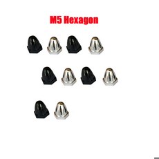 10개 브러시리스 모터 프로펠러 M5 / M6 캡 너트 고정 어댑터 5CW 5CCW DJI 2212 Emax MT1806 2204 2206 2208 모터 예비 부품, 1개
